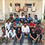 मदनगंज किशनगढ़ पुलिस ने 22अपराधियो को पकड़ा।