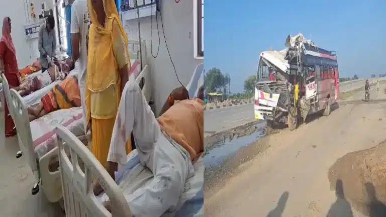 Bihar Road Accident राजस्थान के तीन लोगों की मौत, 15 घायल।