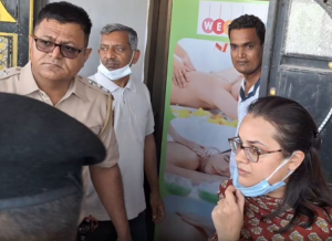 IAS टीना डाबी का सिंघम अंदाज :बाड़मेर में सख्त कार्रवाई